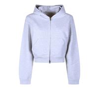 Alexander Wang - SweaT-shirt à capuche zippé avec hotfix sur toute la surface - Femme - Sweatshirts et sweats à capuche - Bleu - Taille: 36 FR