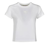 Alexander Wang - T-shirts et Polos Blancs avec Logo Puff - Femme - Tops - Blanc - Taille: 36 FR
