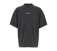 Alexander Wang - Tee Manches Courtes Imprimé Logo - Homme - Tops - Noir - Taille: 2XS