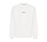 Alexander Wang - Tee Manches Longues à Logo Imprimé - Homme - Tops - Blanc - Taille: S