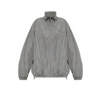 Alexander Wang - Veste de survêtement oversize à col froncé - Femme - Sport - Gris - Taille: 36 FR