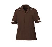 Alexandra Al-g103br-84 Série Al-g103 Tunique pour homme, UNI, passepoil Blanc/bordure, taille 84 cm, Coffre 86,4 cm, Marron