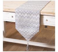 Alexandra House Living Chemin de Table Gris 30 x 180 cm