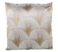 Alexandra House Living Coussin Jaune Textile 43 x 43 cm