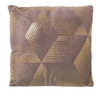 Alexandra House Living Coussin Rose doré Textile 45 x 45 cm
