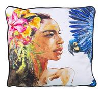Alexandra House Living Coussin Venecia Multicolore Textile 45 x 45 cm