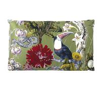 Alexandra House Living Coussin Vert Textile 50 x 30 cm