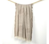 Alexandra House Living Couverture Palma Beige 225 x 260 cm