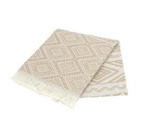 Alexandra House Living Couverture Tunez Beige 180 x 260 cm