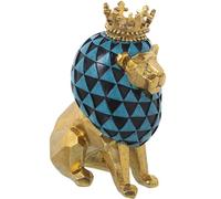 Alexandra House Living Figurine décorative dorée Acrylique Plastique mélamine Lion
