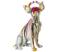 Alexandra House Living Figurine décorative Multicolore en Plastique Chien Casque Peinture 14 x 26 x 19 cm