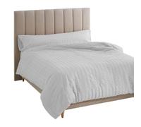 Alexandra House Living Housse de Couette Amman Blanc 260 x 240 cm