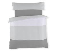 Alexandra House Living Housse de Couette Gris Perle 150 x 220 cm