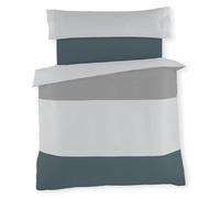 Alexandra House Living Housse de Couette Gris Perle 260 x 240 cm