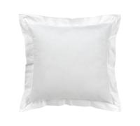 Alexandra House Living Lot de 2 taies d'oreiller Blanches 55 x 55 x 55 cm 55 x 55 cm + 5 cm