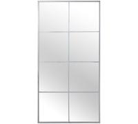 Alexandra House Living Miroir Mural argenté en métal avec fenêtre 6 x 149 x 77 cm
