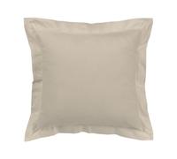 Alexandra House Living Qutun Lot de 2 Housses de Coussin Taupe 55 x 55 + 5 cm