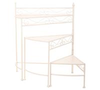 Alexandra House Living Support pour Pot de Fleurs Blanc métal Fer 25 x 37 x 59 cm