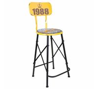Alexandra House Living Tabouret Jaune Fer 40 x 100 x 46 cm - EAN : 8434523331082
