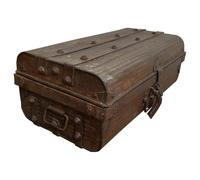 Alexandra House Living Valise décorative Marron Fer Style Artisanal 33 x 23 x 60 cm