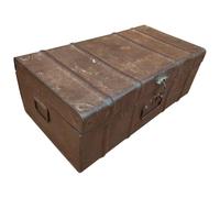 Alexandra House Living Valise décorative Marron Fer Style Artisanal 36 x 24 x 65 cm