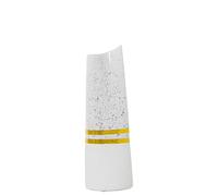 Alexandra House Living Vase Blanc argenté céramique 10 x 10 x 31 cm