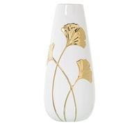Alexandra House Living Vase Blanc doré céramique Fleurs 16 x 17 x 33 cm