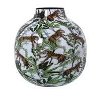 Alexandra House Living Vase en métal Tigre 21 x 20 x 21 cm