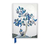 Alexandra Milton: Silver Tree of Life With Four White-throated Magpies Foiled Journal