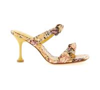 Alexandre Birman - Clarita Square Flare Sandal - Femme - Chaussures - Jaune - Taille: 38 EU
