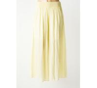 alexandre laurent pantalons femme de couleur jaune