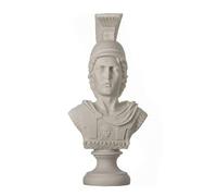 Alexandre Le Grand de Macédoine avec Casque Buste Statue Grecque Figure 19cm