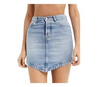 Alexandre Vauthier, Femme, Jupes, Bleu, Taille: W26 Mini-jupe asymétrique en denim