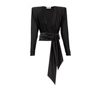 Alexandre Vauthier - Haut Enveloppe à Manches Longues - Femme - Blouses et Chemises - Noir - Taille: 40 FR