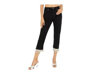 Alexandre Vauthier - Jean à Détails Effrangés - Femme - Jeans - Noir - Taille: W27