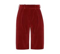 Alexandre Vauthier - Pantalon de tailleur droit - Femme - Shorts - Rouge - Taille: 36 FR