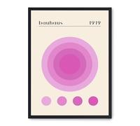 AlexandreHouse Tableau rose bauhaus II