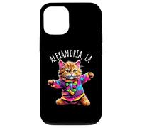 Alexandria, Los Angeles, États-Unis, Motif Amusant et coloré de Chat Dansant. Coque pour iPhone 12/12 Pro