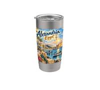 Alexandrie Égypte croisière en mer Méditerranée Cast, Nil Gobelet isotherme en acier inoxydable double paroi