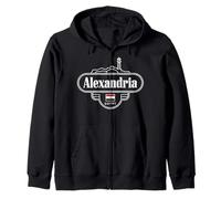 Alexandrie, Égypte, Voyage Urbain, Design Historique Sweat à Capuche