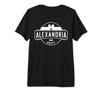 Alexandrie, Égypte, Voyage Urbain, Design Historique T-Shirt Haut de Gamme