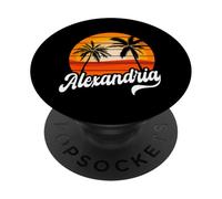Alexandrie Sunset Design Egypte Vacation égyptienne PopSockets PopGrip Adhésif