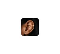 ALEXCRAFT boucles d'oreilles clip or manchette boucles d'oreilles femmes boucles d'oreilles côté sans trou manchette d'oreille paillettes or