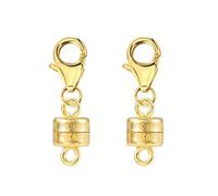 ALEXCRAFT Fermoir Bracelet Plaqué Or 14K In Argento 925 Fermoir Magnétique Bracelet Fermoir Magnétique Collier Fermoir Collier Or Fermoirs pour Bracelets et Colliers