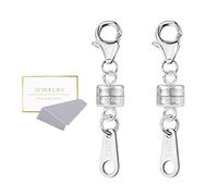 ALEXCRAFT Fermoir Collier Argent 925 Fermoir Bracelet Argent Fermoir Magnétique pour Collier Fabrication De Bijoux Fermoir Magnétique pour Bracelet