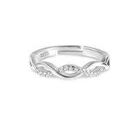 ALEXCRAFT Ringe aus Sterlingsilber für Damen und Mädchen Hypoallergénique, Bague de Fiançailles Femme, Bague d'Amitié, Cadeaux de Bijoux pour Fille, Mère, Copine