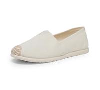 Alexis Leroy Femme Chaussures Fishman Alpargata Heritage Canvas Semelle de Mocassin Blanc Pur 40 EU