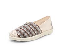 Alexis Leroy Femme Chaussures Fishman Alpargata Heritage Canvas Semelle de Mocassin Chaussures Boho en Toile pour Femmes Brun 41 EU