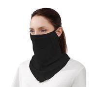 Alexis Leroy Masque UV Unisexe Protection Coupe-Vent avec Anches Oreilles Porte-Dépêche Discrète Pour Pendulaires et Vélos en Ville Maille Noir Taille unique