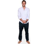 Alexis Michalik (White Shirt) Silhouette en Carton Taille Mini